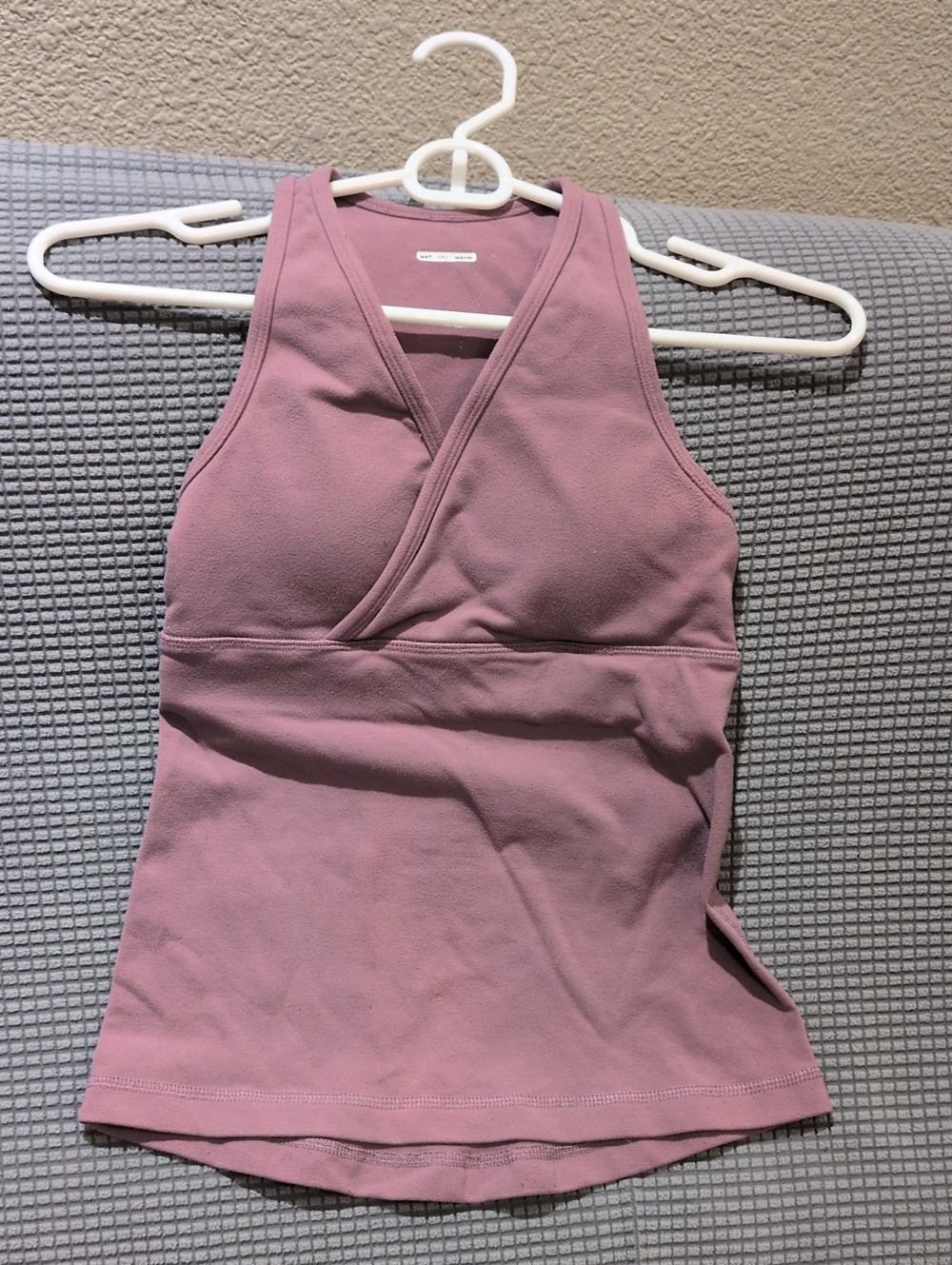 Lululemon Athletica Mauve Wrap-Front Tank